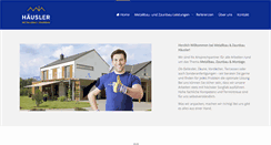 Desktop Screenshot of metallbau-haeusler.de
